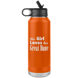 Great Dane - 32oz Insulated Water Bottle