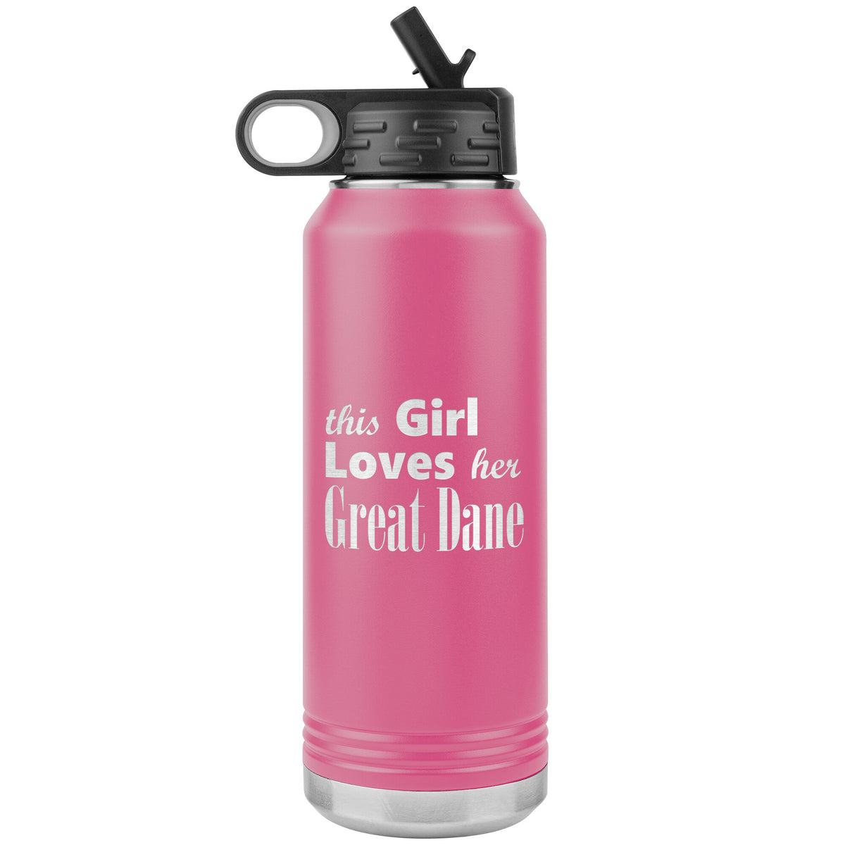 Great Dane - 32oz Insulated Water Bottle