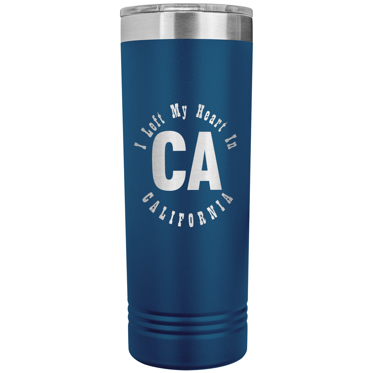 Heart In California v01 - 22oz Insulated Skinny Tumbler