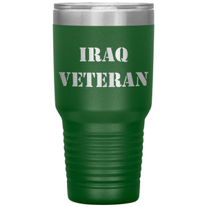 Iraq Veteran - 30oz Insulated Tumbler