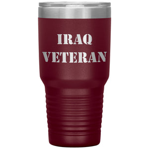 Iraq Veteran - 30oz Insulated Tumbler