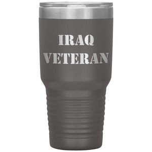 Iraq Veteran - 30oz Insulated Tumbler
