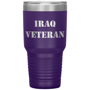 Iraq Veteran - 30oz Insulated Tumbler