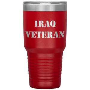Iraq Veteran - 30oz Insulated Tumbler