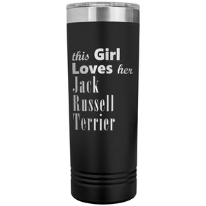 Jack Russell Terrier - 22oz Insulated Skinny Tumbler
