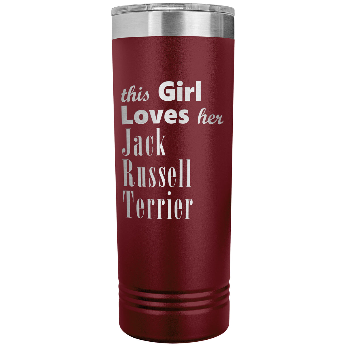 Jack Russell Terrier - 22oz Insulated Skinny Tumbler