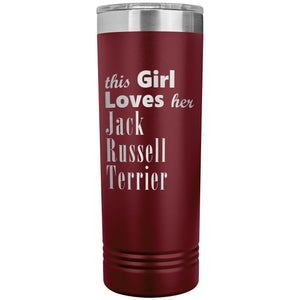 Jack Russell Terrier - 22oz Insulated Skinny Tumbler