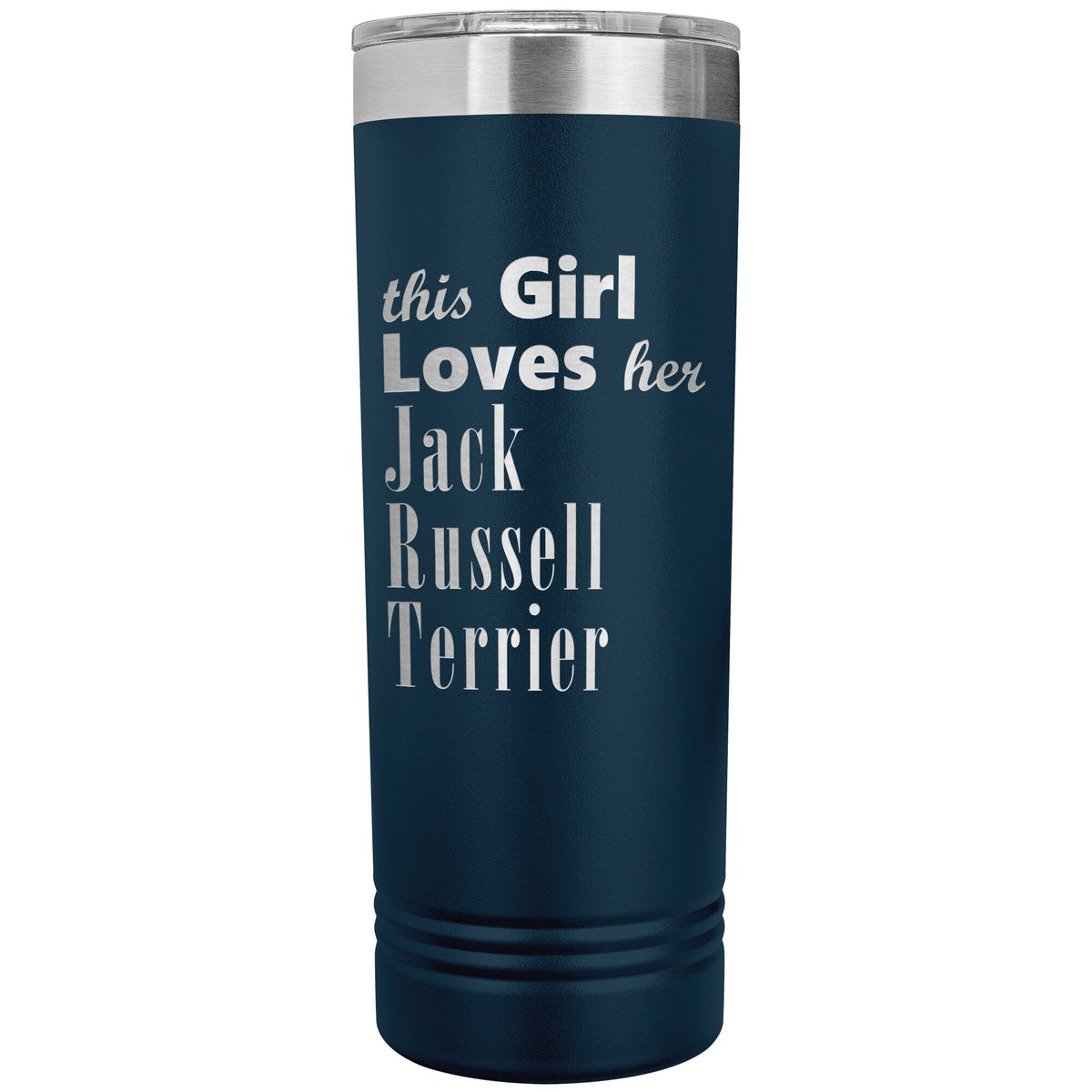 Jack Russell Terrier - 22oz Insulated Skinny Tumbler