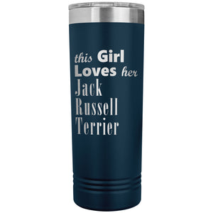 Jack Russell Terrier - 22oz Insulated Skinny Tumbler