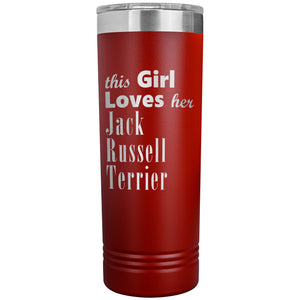 Jack Russell Terrier - 22oz Insulated Skinny Tumbler