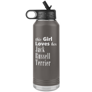 Jack Russell Terrier - 32oz Insulated Water Bottle