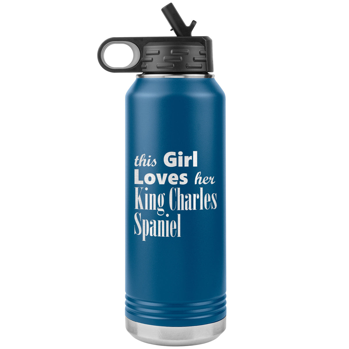 King Charles Spaniel - 32oz Insulated Water Bottle