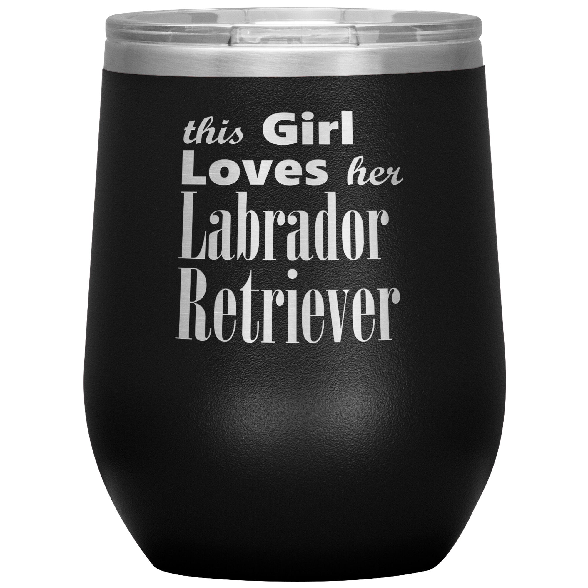 Labrador Retriever - 12oz Insulated Wine Tumbler