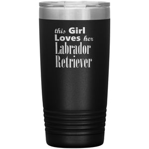 Labrador Retriever - 20oz Insulated Tumbler