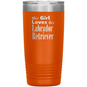 Labrador Retriever - 20oz Insulated Tumbler