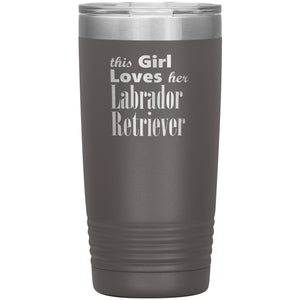 Labrador Retriever - 20oz Insulated Tumbler