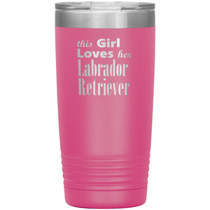Labrador Retriever - 20oz Insulated Tumbler