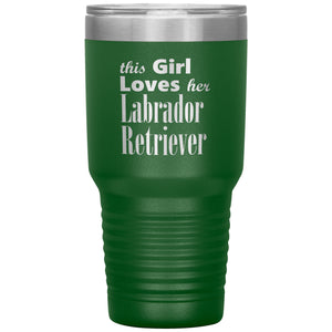 Labrador Retriever - 30oz Insulated Tumbler