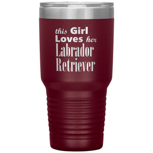 Labrador Retriever - 30oz Insulated Tumbler