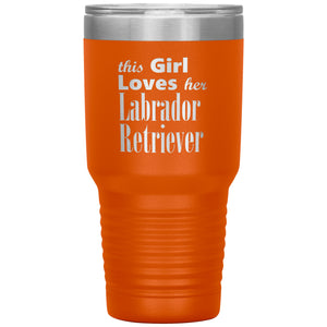 Labrador Retriever - 30oz Insulated Tumbler