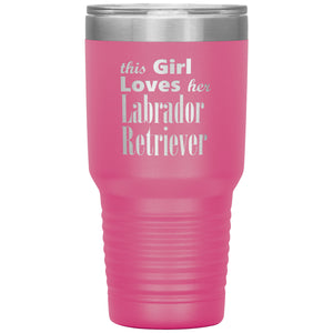 Labrador Retriever - 30oz Insulated Tumbler