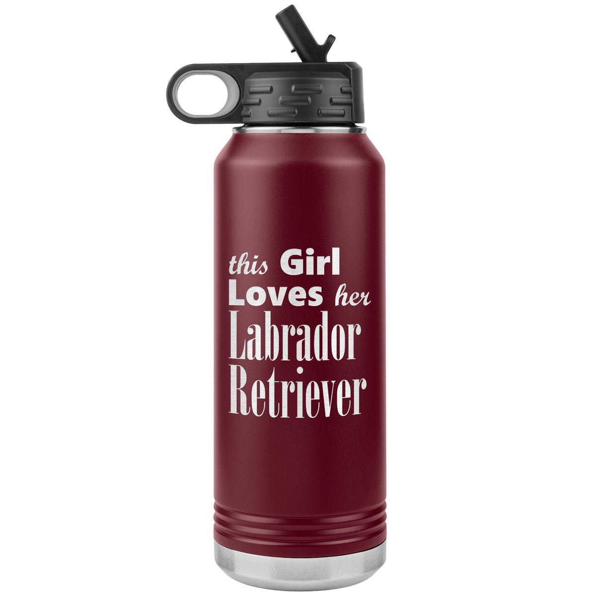 Labrador Retriever - 32oz Insulated Water Bottle