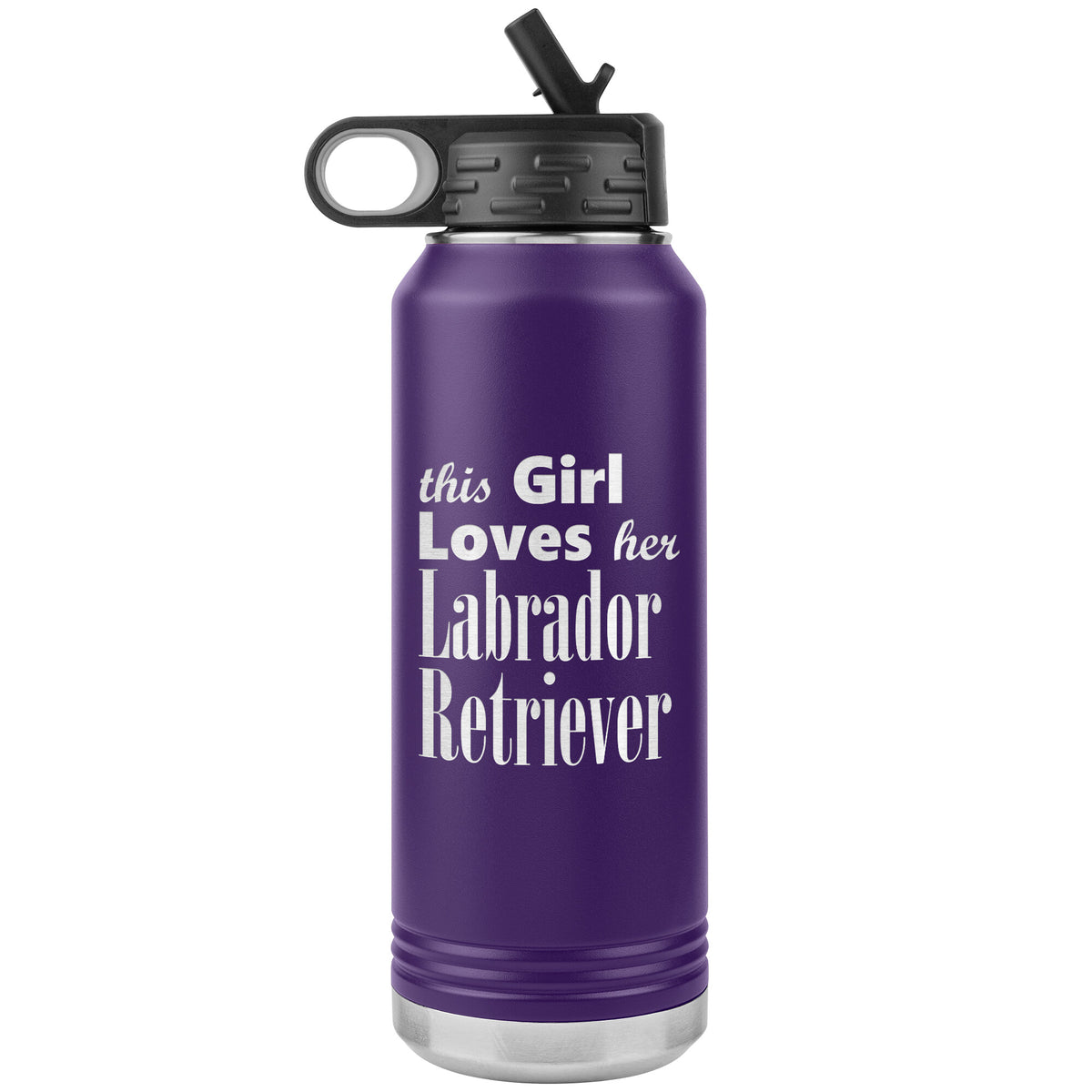 Labrador Retriever - 32oz Insulated Water Bottle