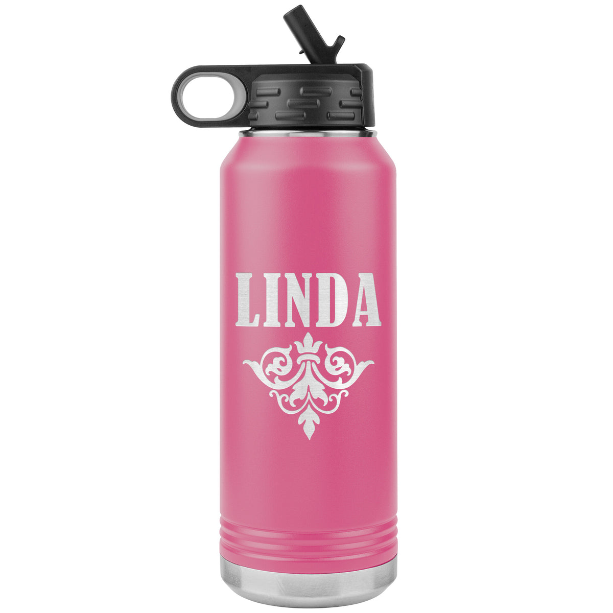 Linda v01 - 32oz Insulated Water Bottle