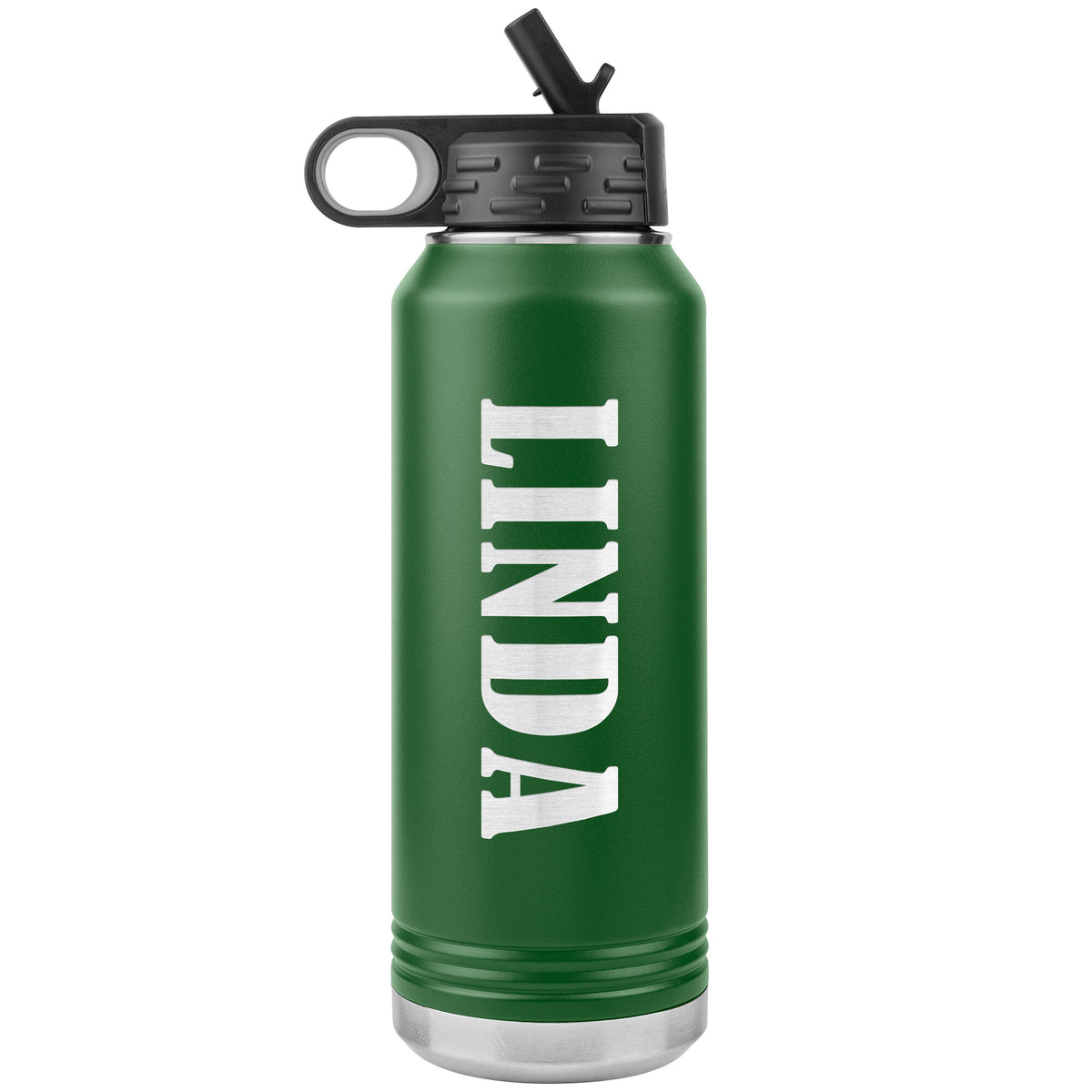 Linda v02 - 32oz Insulated Water Bottle