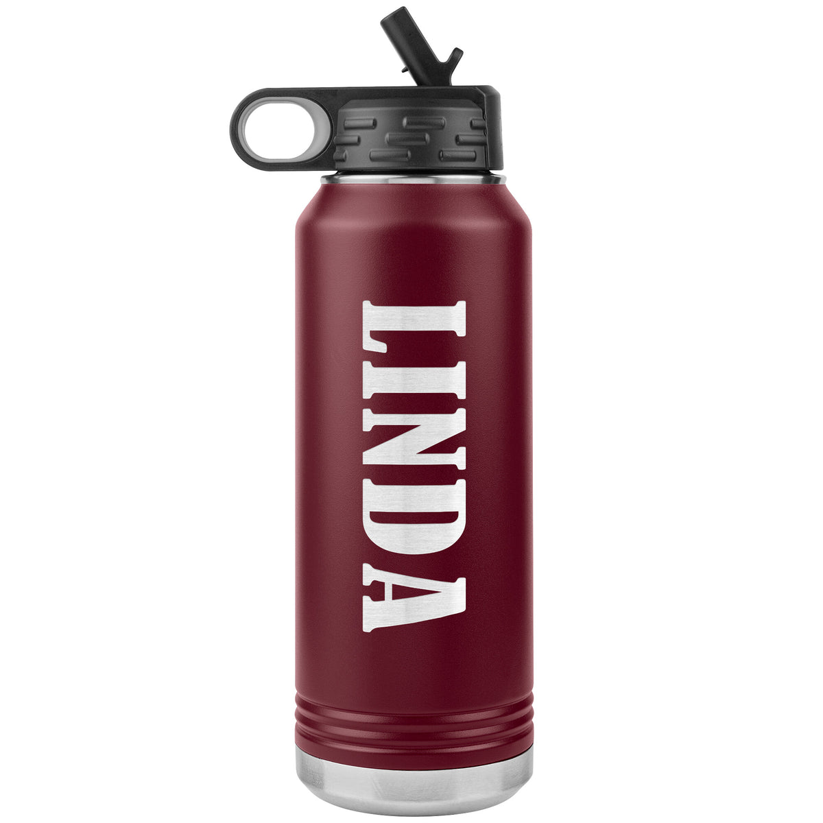 Linda v02 - 32oz Insulated Water Bottle