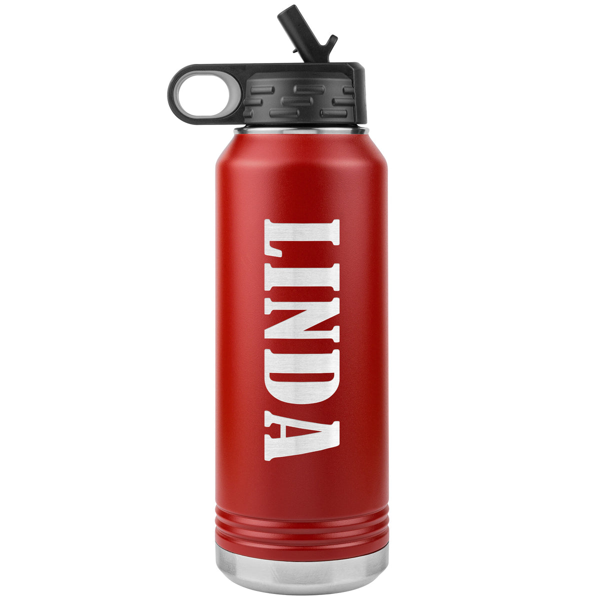 Linda v02 - 32oz Insulated Water Bottle