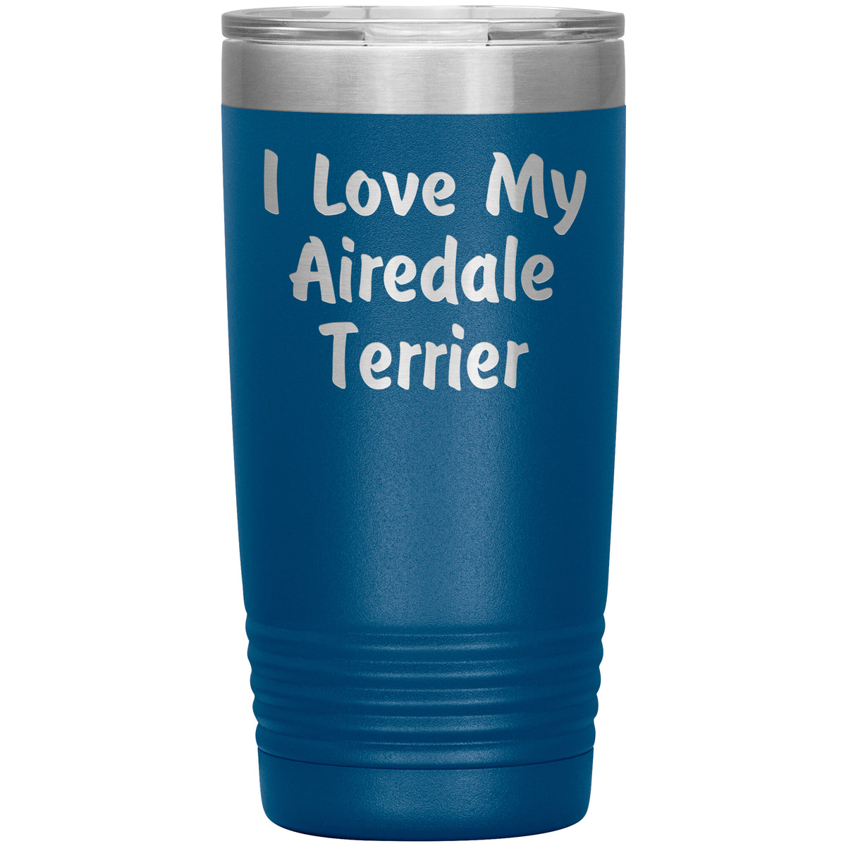 Love My Airedale Terrier v4 - 20oz Insulated Tumbler