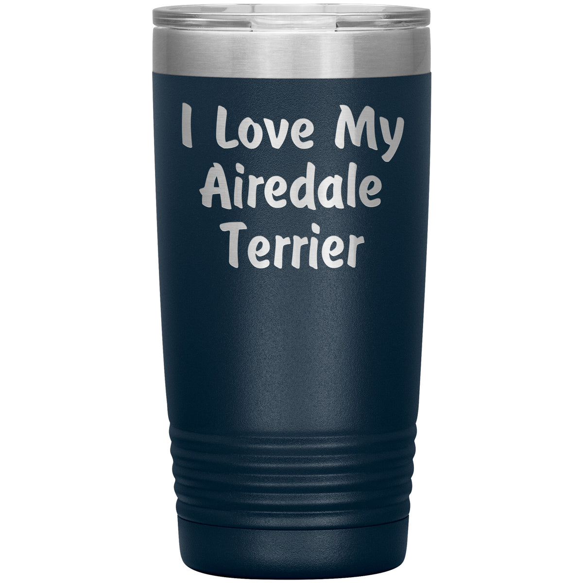 Love My Airedale Terrier v4 - 20oz Insulated Tumbler
