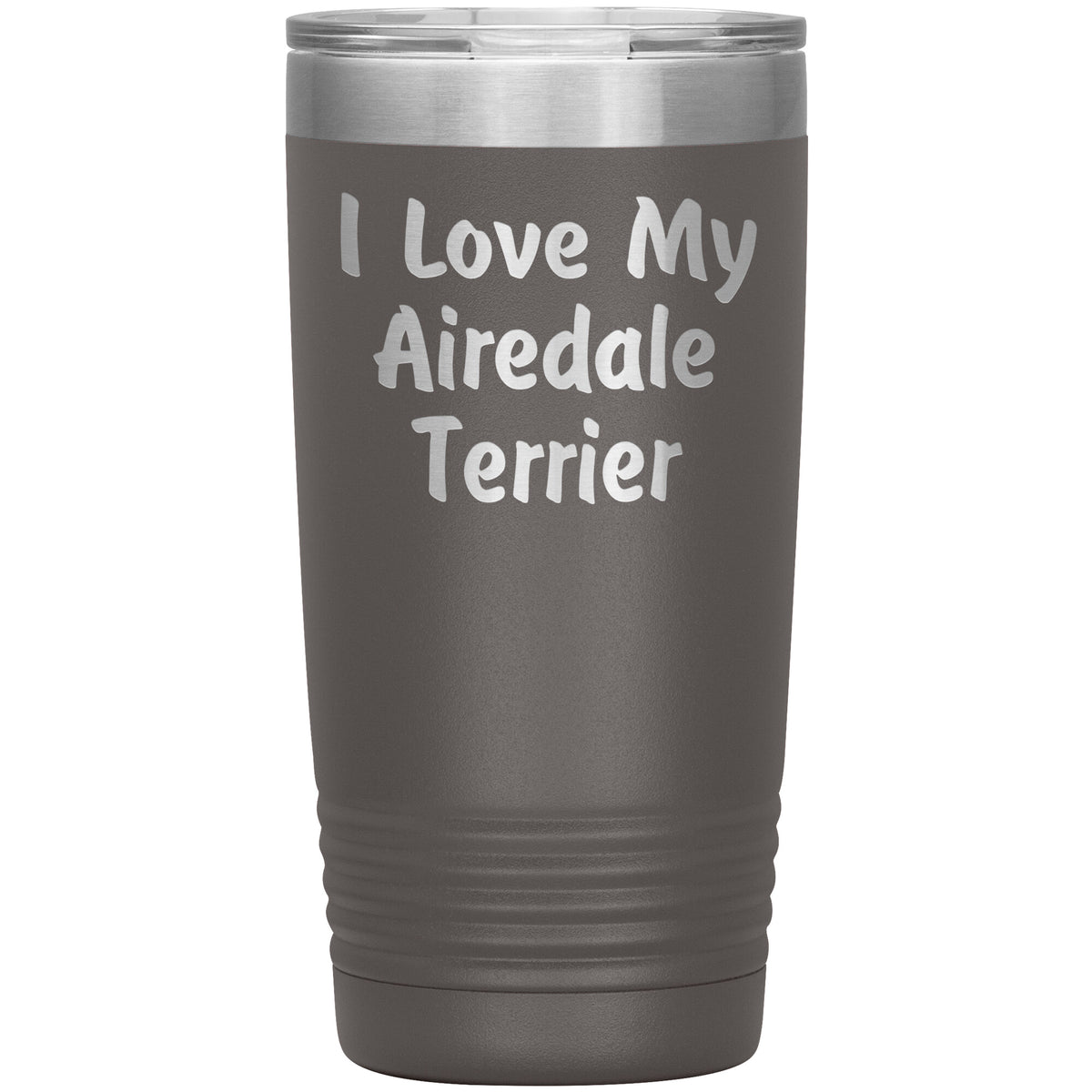 Love My Airedale Terrier v4 - 20oz Insulated Tumbler