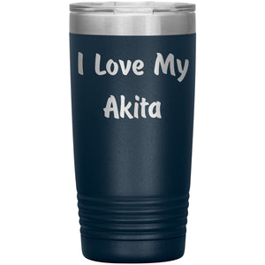 Love My Akita v4 - 20oz Insulated Tumbler