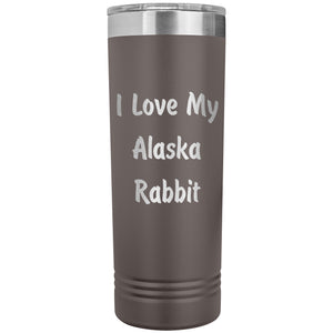 Love My Alaska Rabbit - 22oz Insulated Skinny Tumbler
