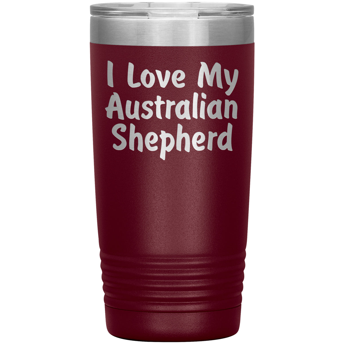Love My Australian Shepherd v4 - 20oz Insulated Tumbler