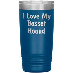 Love My Basset Hound v4 - 20oz Insulated Tumbler