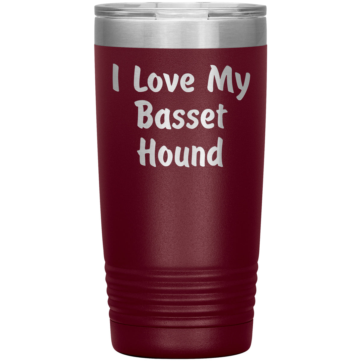 Love My Basset Hound v4 - 20oz Insulated Tumbler