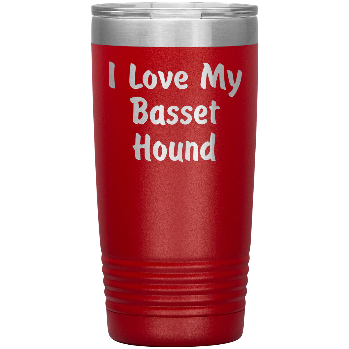 Love My Basset Hound v4 - 20oz Insulated Tumbler