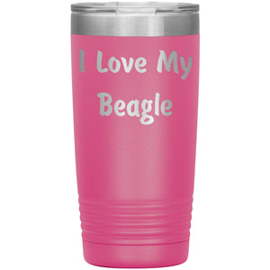Love My Beagle v4 - 20oz Insulated Tumbler
