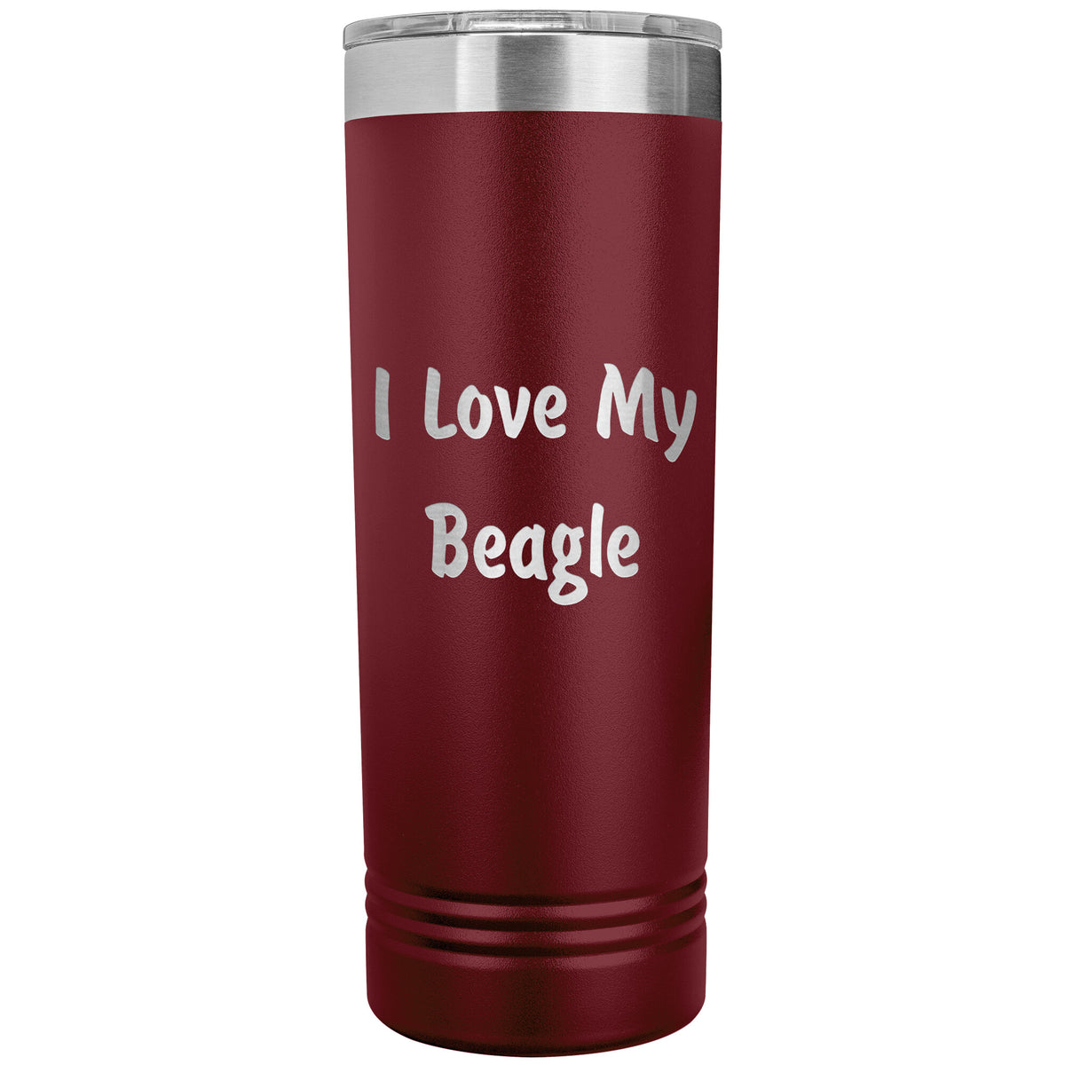 Love My Beagle v4 - 22oz Insulated Skinny Tumbler