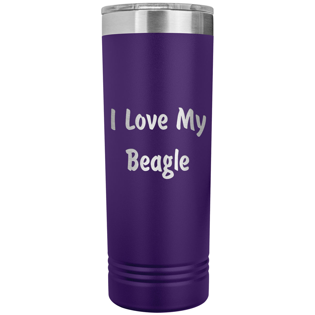 Love My Beagle v4 - 22oz Insulated Skinny Tumbler