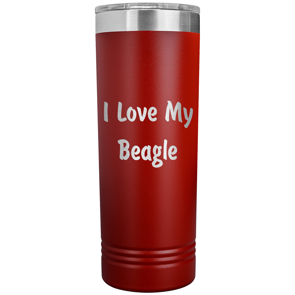 Love My Beagle v4 - 22oz Insulated Skinny Tumbler