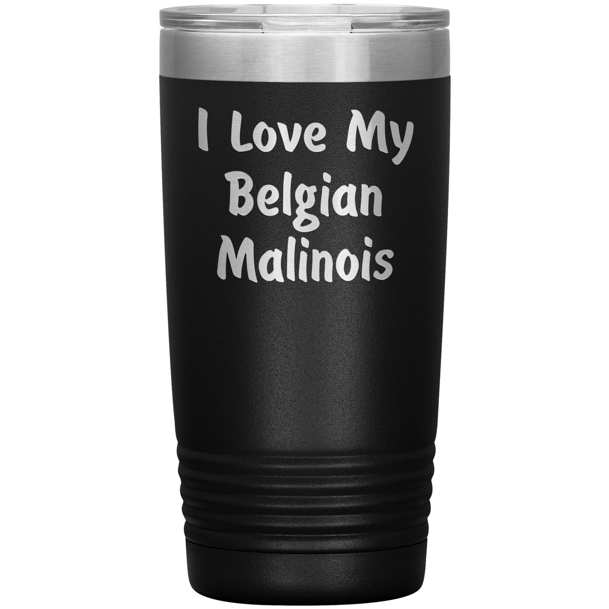 Love My Belgian Malinois v4 - 20oz Insulated Tumbler