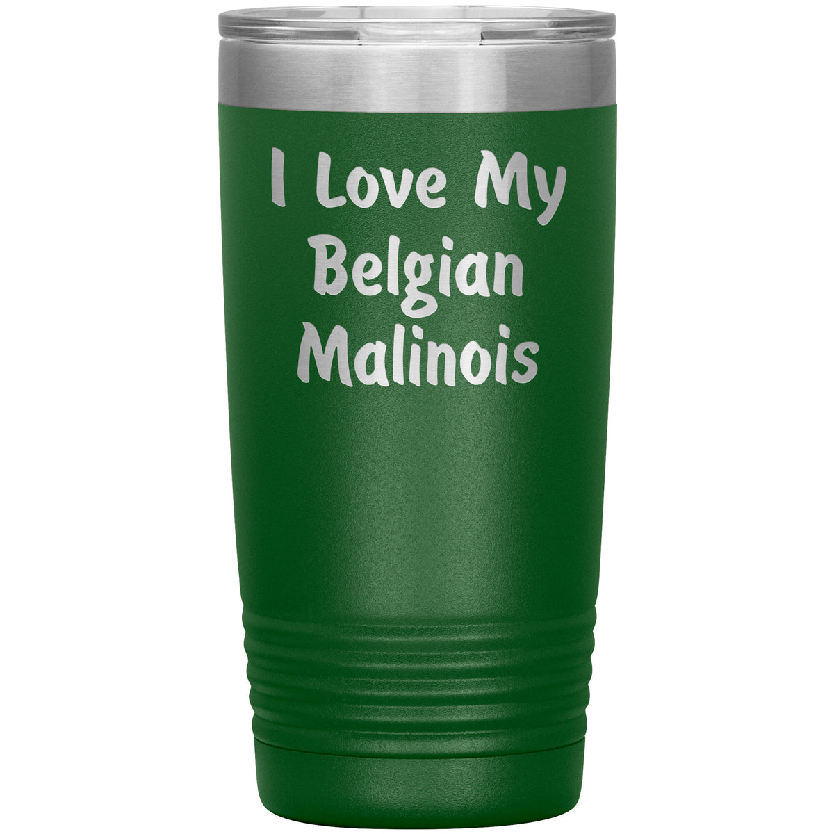 Love My Belgian Malinois v4 - 20oz Insulated Tumbler