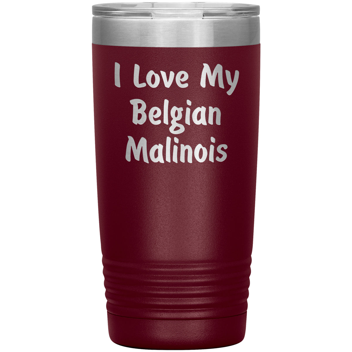 Love My Belgian Malinois v4 - 20oz Insulated Tumbler