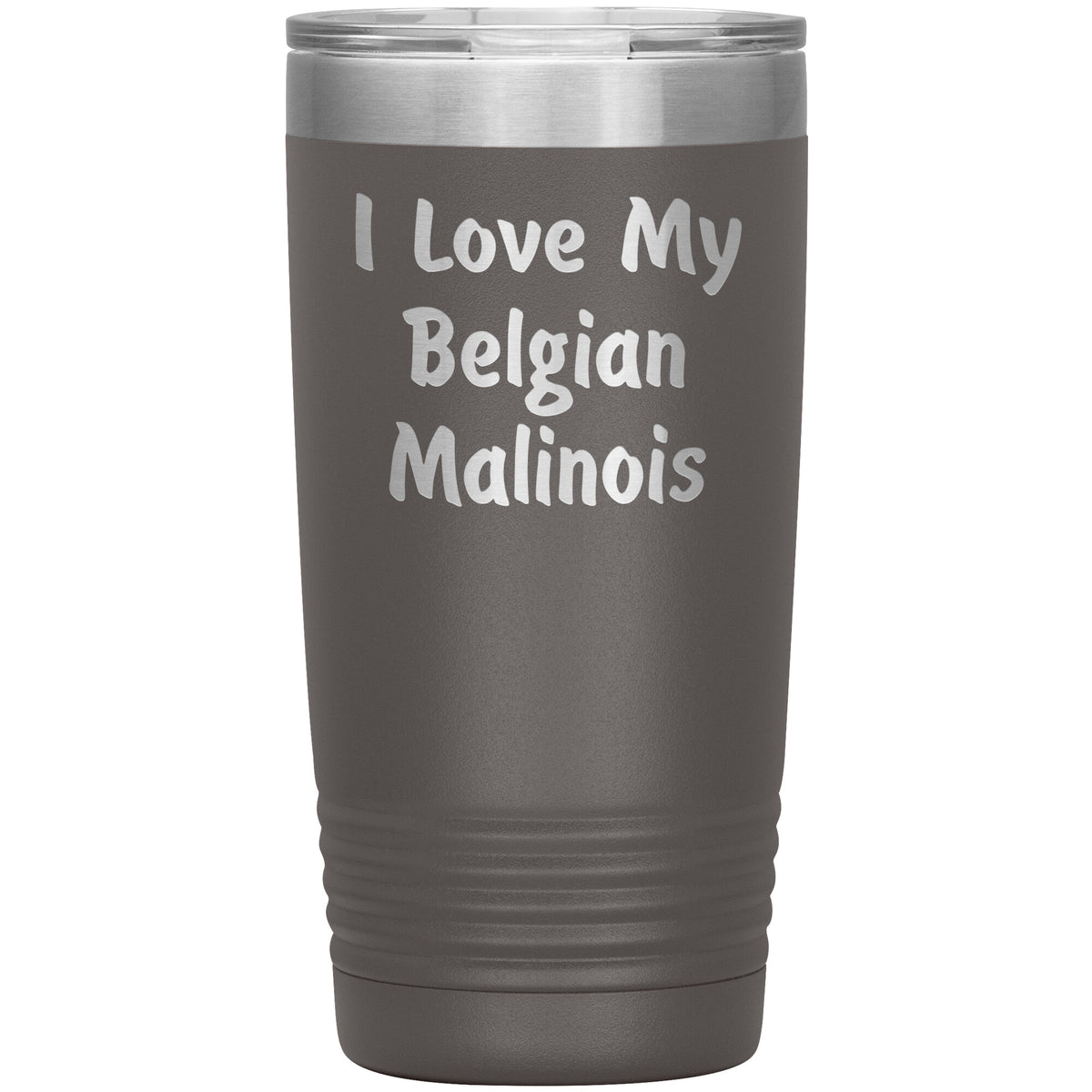 Love My Belgian Malinois v4 - 20oz Insulated Tumbler
