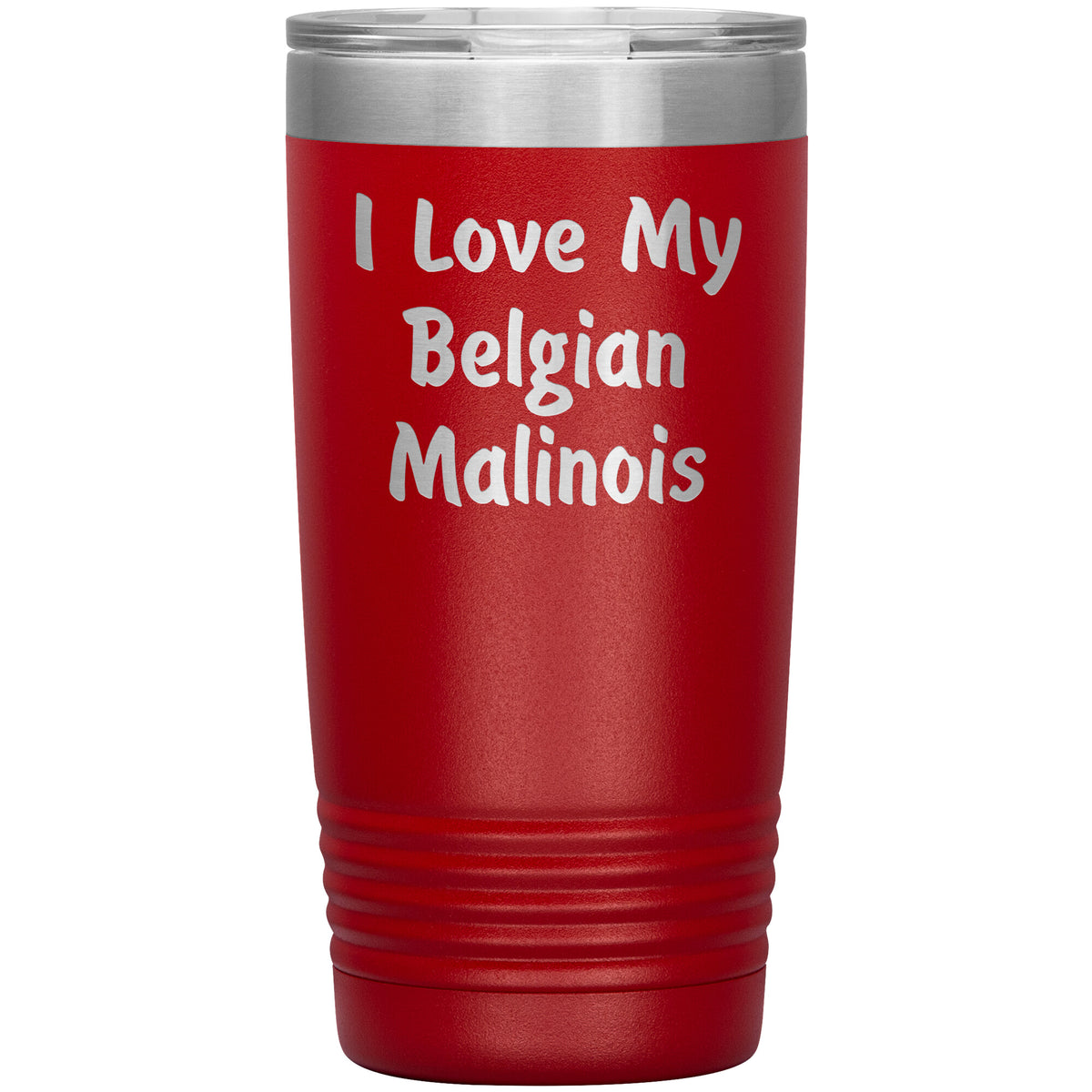 Love My Belgian Malinois v4 - 20oz Insulated Tumbler