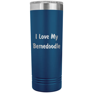 Love My Bernedoodle v4 - 22oz Insulated Skinny Tumbler